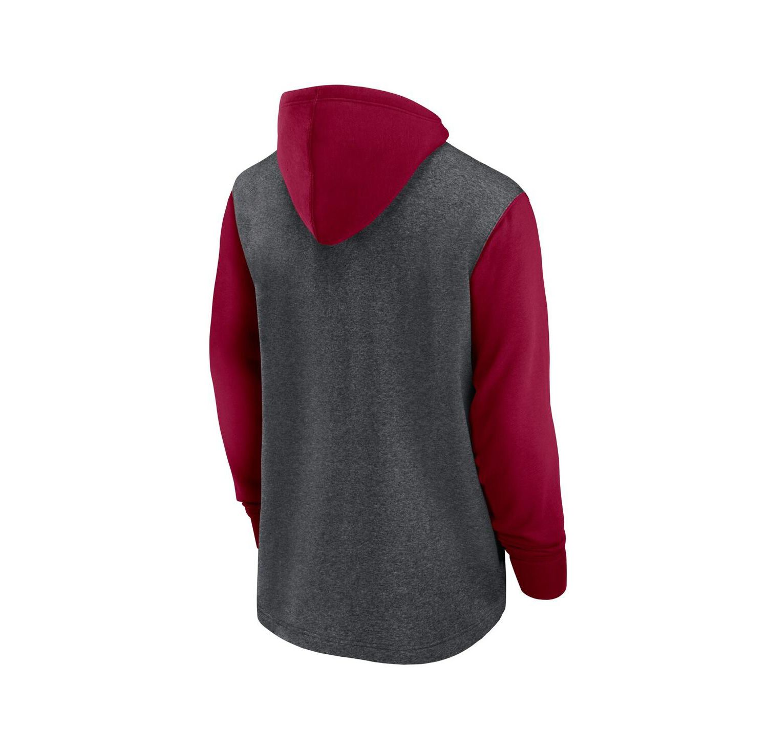 Men's Heathered Charcoal/Burgundy Washington Commanders Surrey Legacy Pullover Hoodie