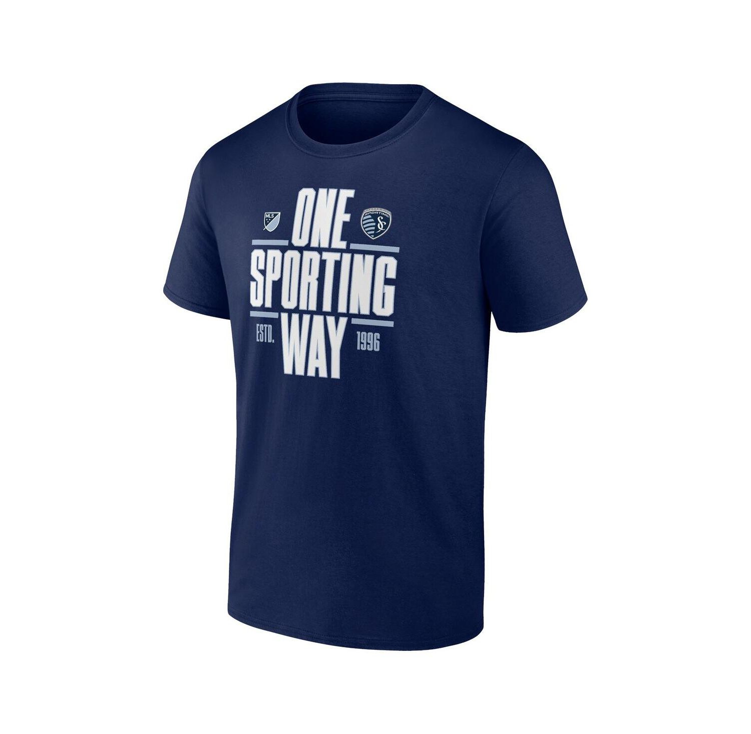Men's Navy Sporting Kansas City Fundamentals T-Shirt