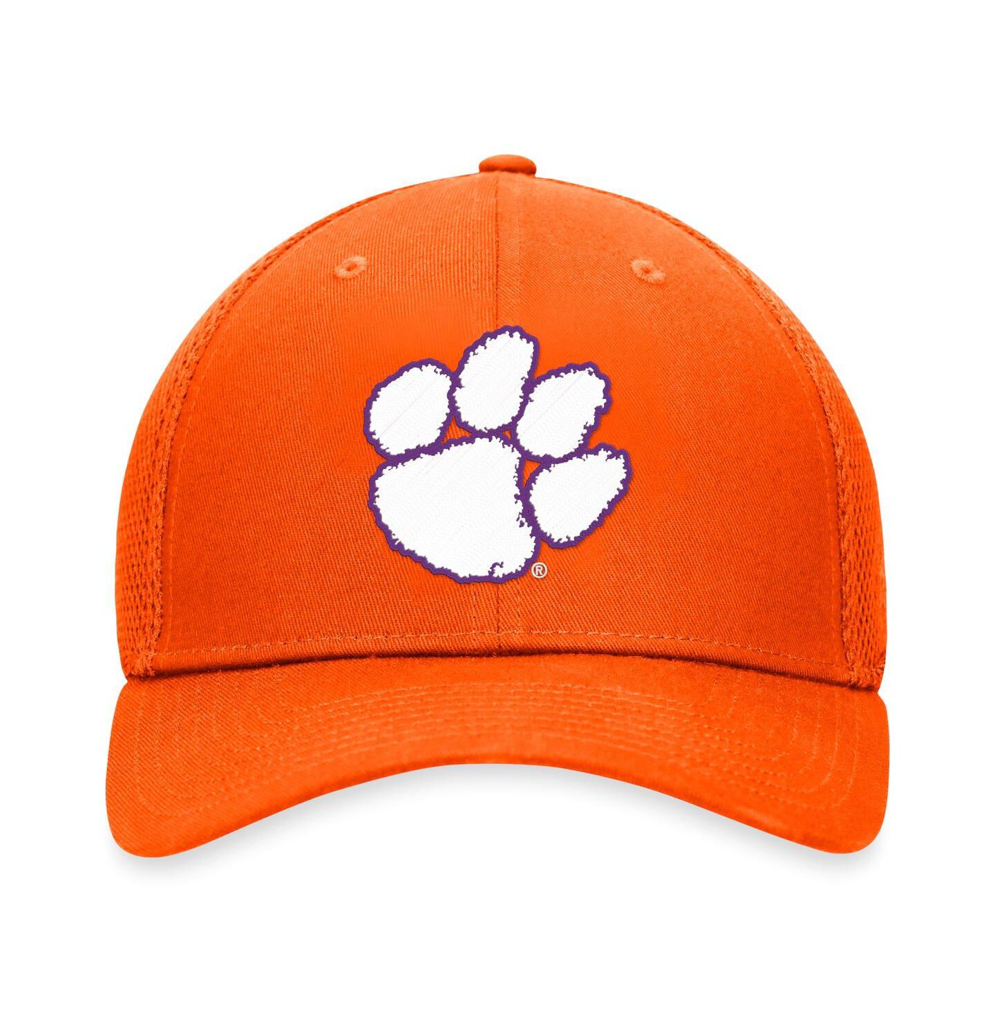 Мужская кепка Top of the World Orange Clemson Tigers Spacer Flex Hat — фото 2