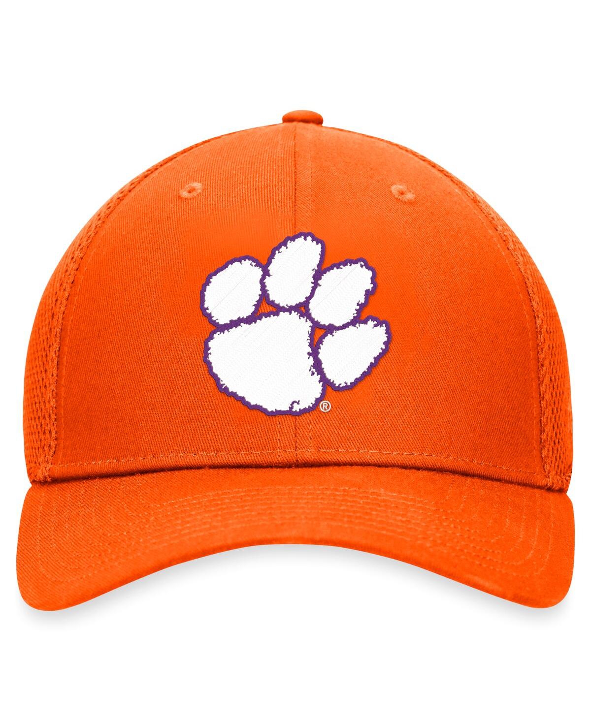 Top Of The World Orange Clemson Tigers Reflex Logo Flex Hat In Orange