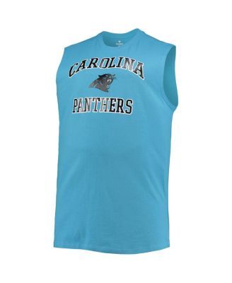 Men's Blue Carolina Panthers Big Tall Muscle Tank Top