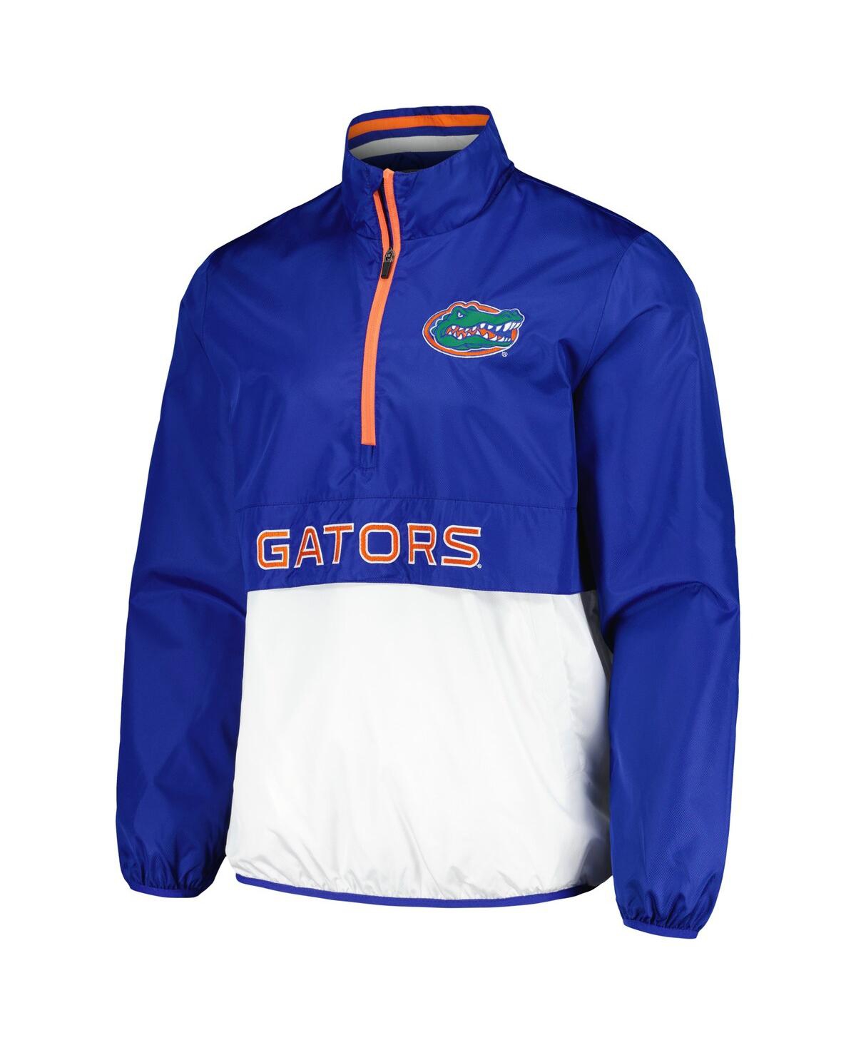 G-III SPORTS BY CARL BANKS MEN'S ROYAL FLORIDA GATORS CORNERMANÂ HALF-ZIP TOP 