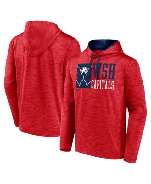 Мужское худи Fanatics Red Washington Capitals Never Quit Pullover