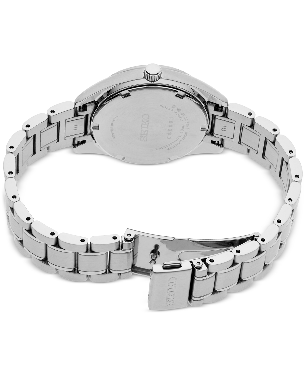 SEIKO WOMEN'S STAINLESS STEEL BRACELET WATCH 32MM 