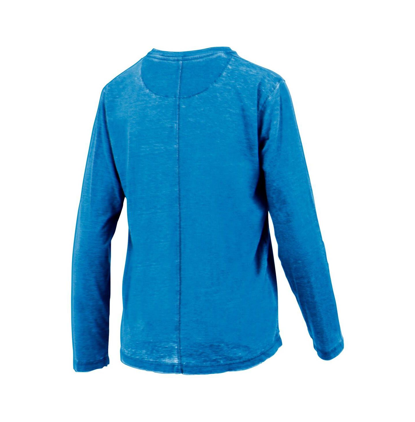 Женская футболка Pressbox Royal Florida Gators Chandler Olive Leaf Arch Long Sleeve — фото 3