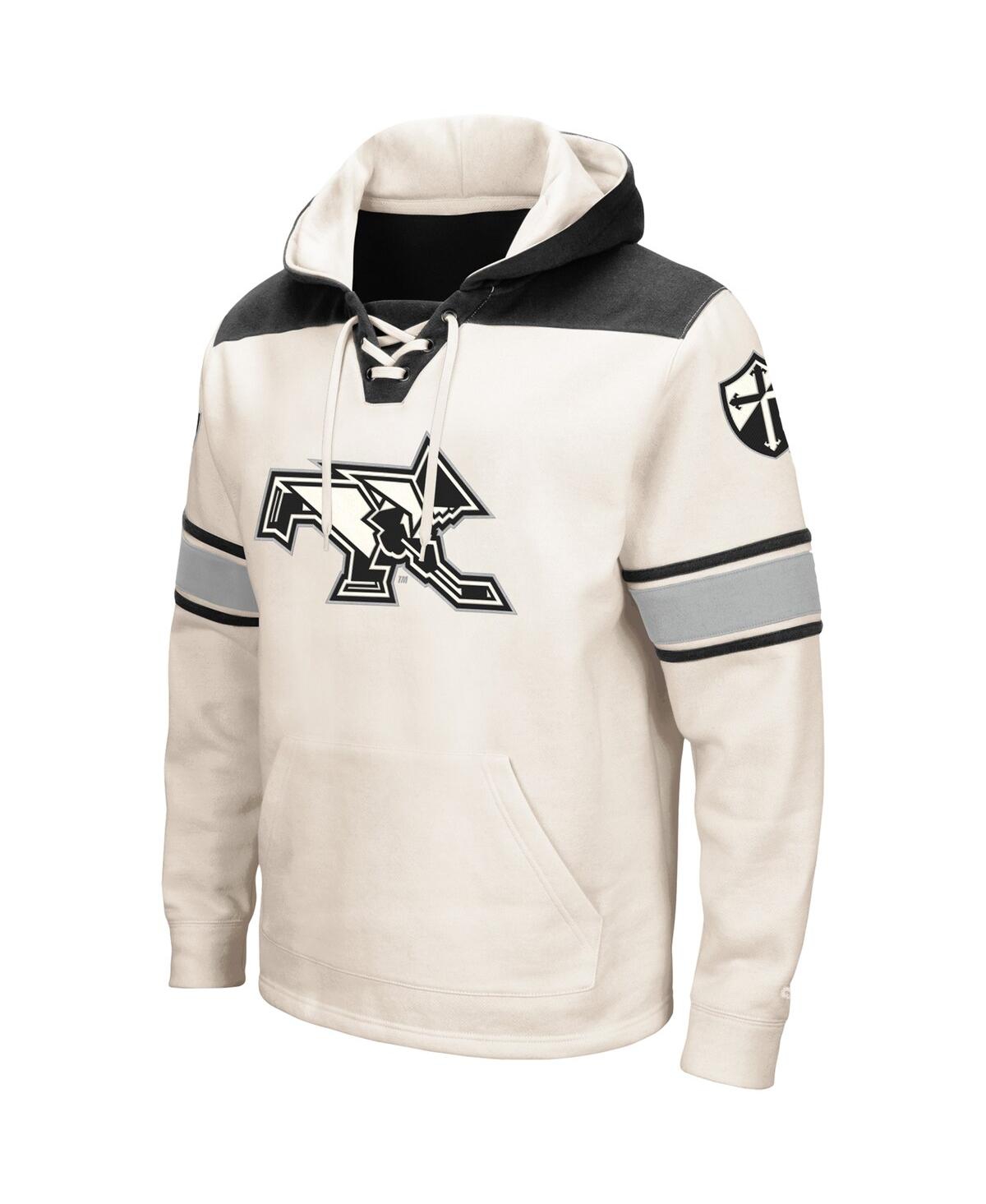 Colosseum Men's Providence Friars 2.0 Lace-up Pullover Hoodie In Cream