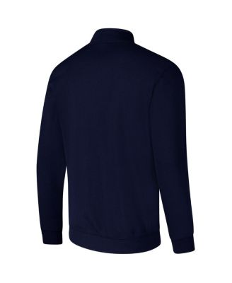 Men's Navy Columbia University Tortugas Team Logo Quarter-Zip Jacket