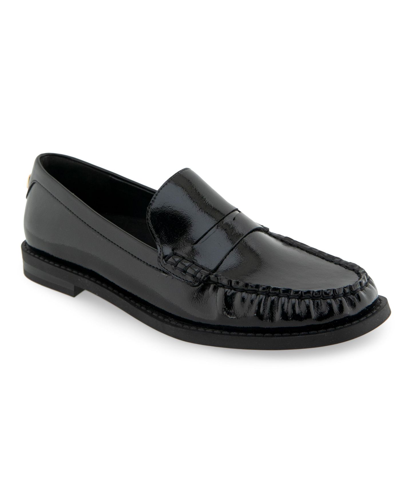 Женские туфли Aerosoles Sienna Block Heel, цвет: Чёрный лаковый искусственный кожаный — фото 1