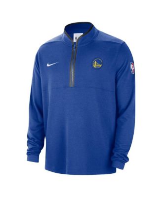 Men's Royal Golden State Warriors 2024/25 Courtside Performance Half-Zip Top