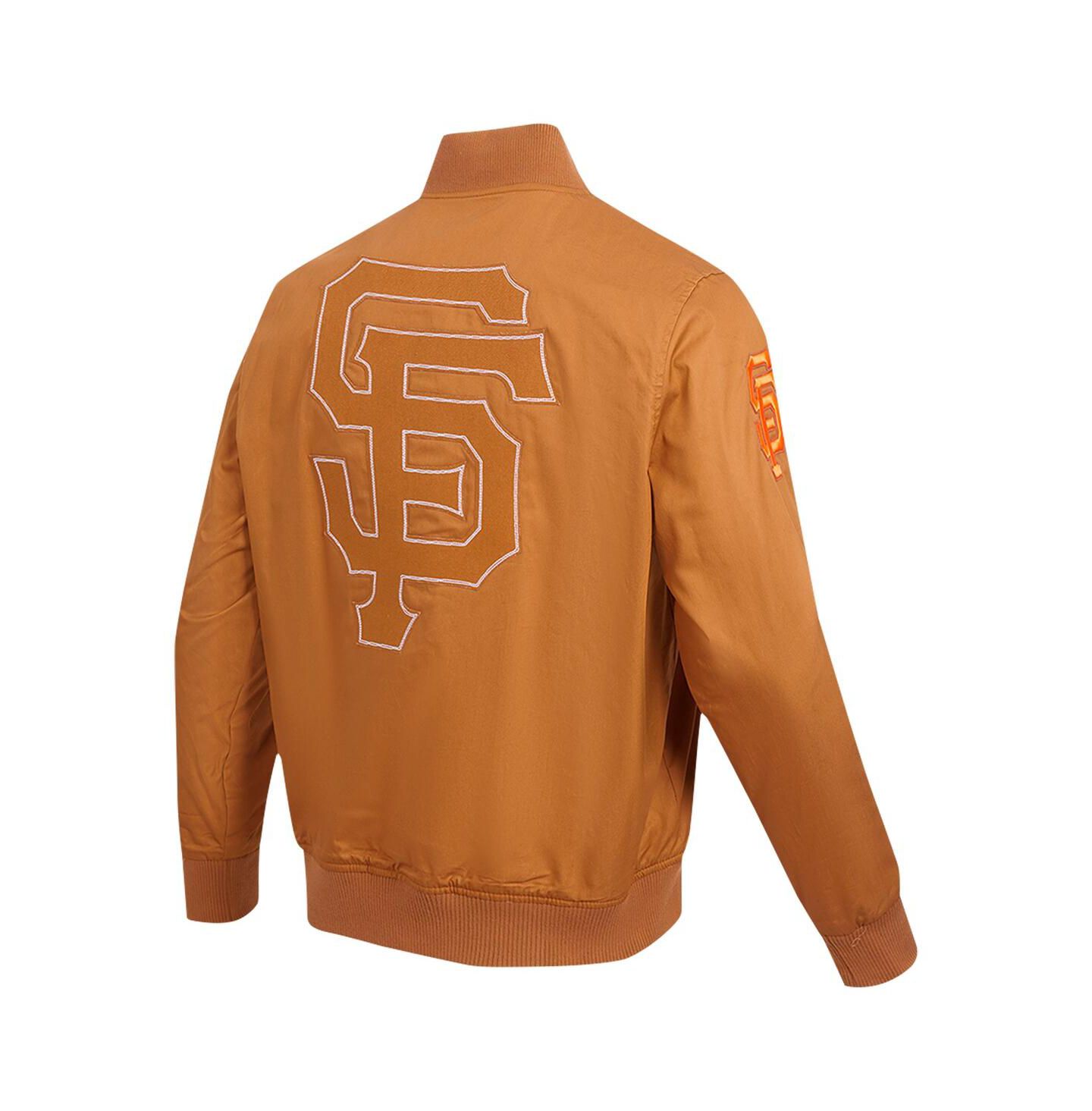 Мужская куртка Pro Standard Brown San Francisco Giants Paint The City Twill Full-Zip — фото 4
