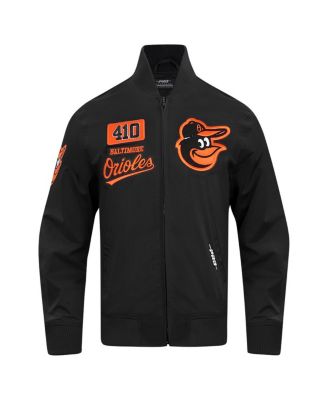 Men's Black Baltimore Orioles Area Code Twill Full-Zip Jacket