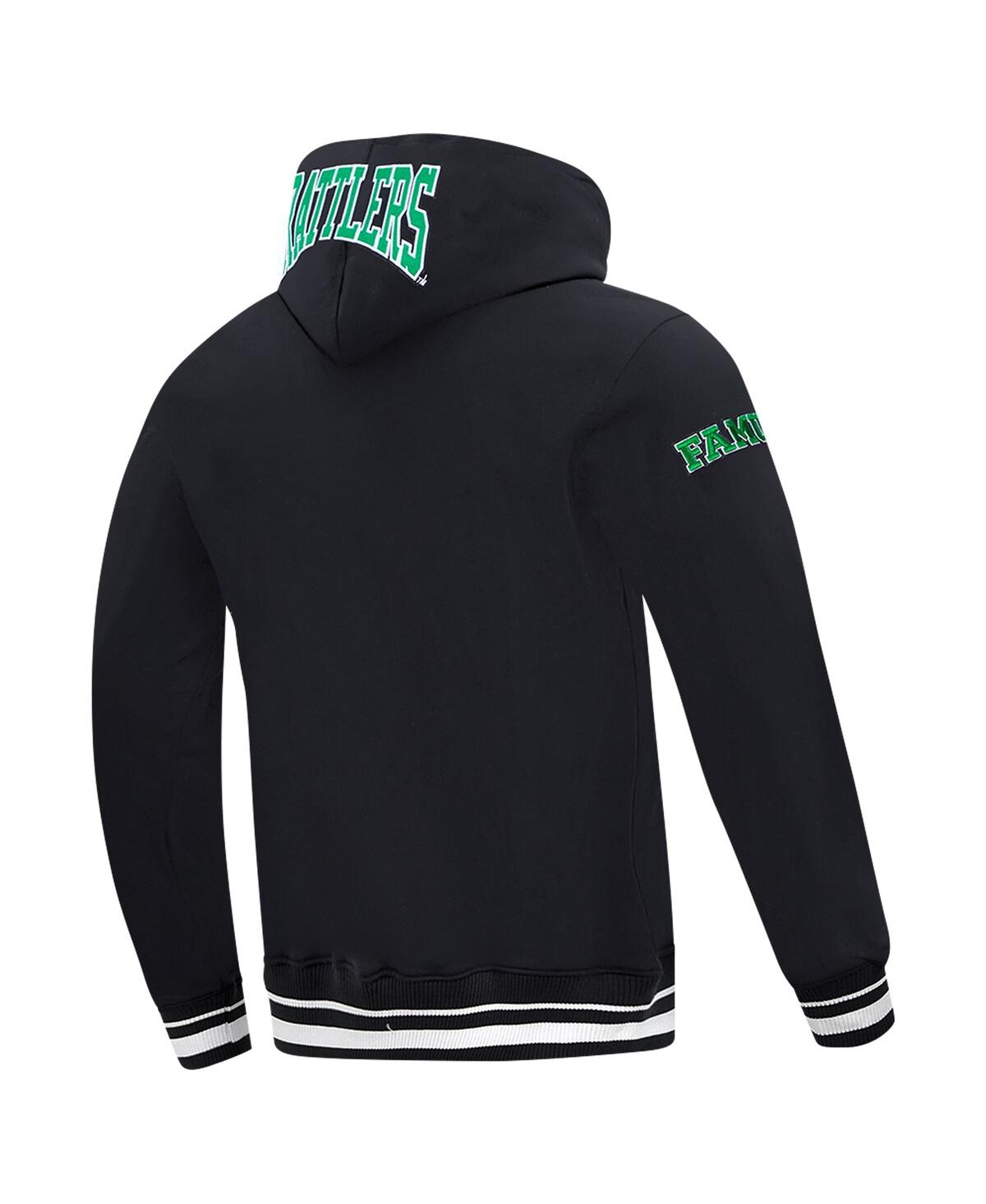 Pro Standard Men's Black Florida A M Rattlers Crest Pullover Hoodie In Black