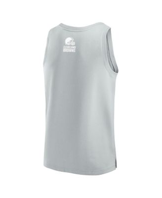 Men's Gray Cleveland Browns Elements Tank Top