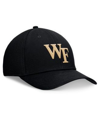 Men's Black Wake Forest Demon Deacons Spacer Flex Hat
