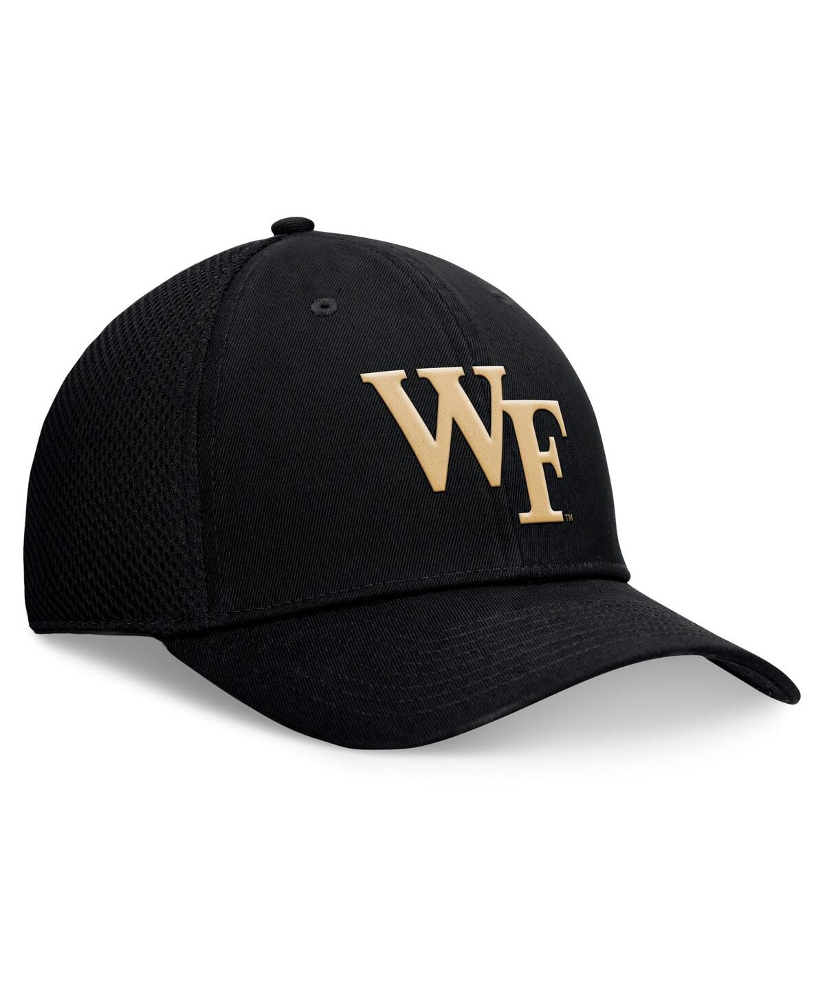 Top Of The World Men's Black Wake Forest Demon Deacons Spacer Flex Hat In Black