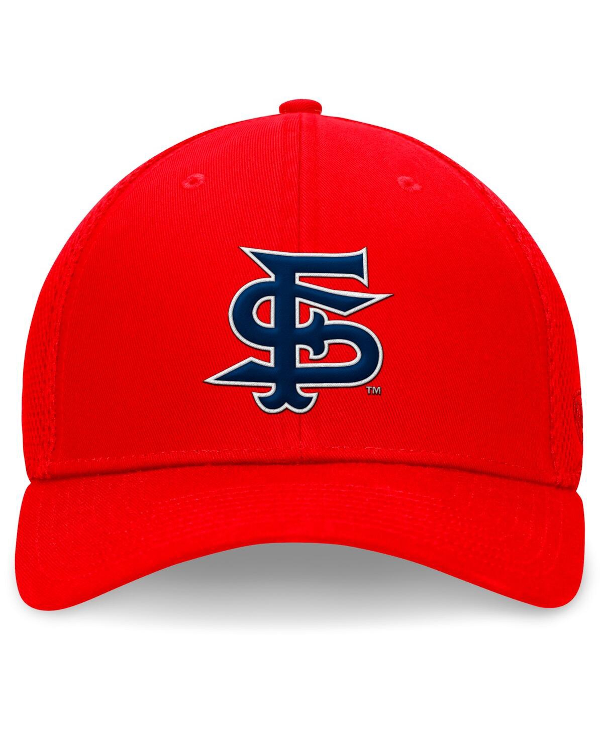 Top Of The World Men's Red Fresno State Bulldogs Spacer Flex Hat In Red