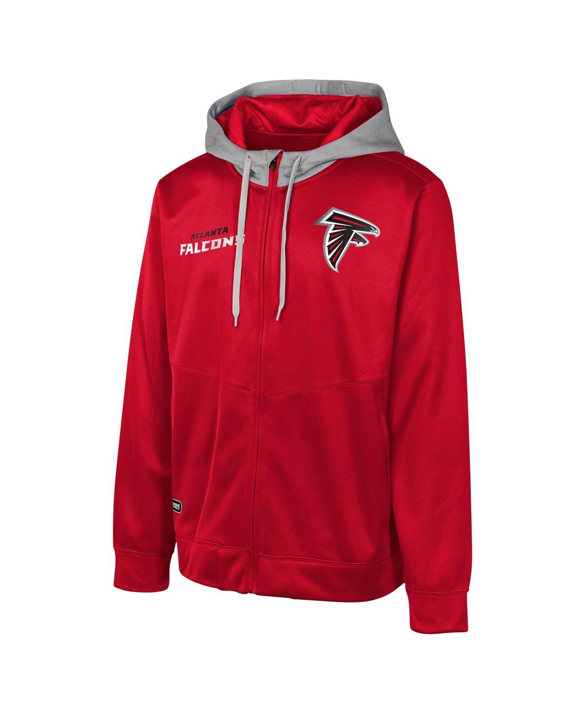 Outerstuff Men's Red Atlanta Falcons Replay Fashion Graphic Full-zip Hoodie Jacket In Red