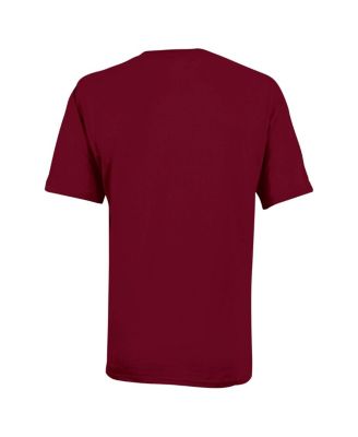 Big Boys and Girls Maroon Montana Grizzlies Arch Over Logo T-Shirt