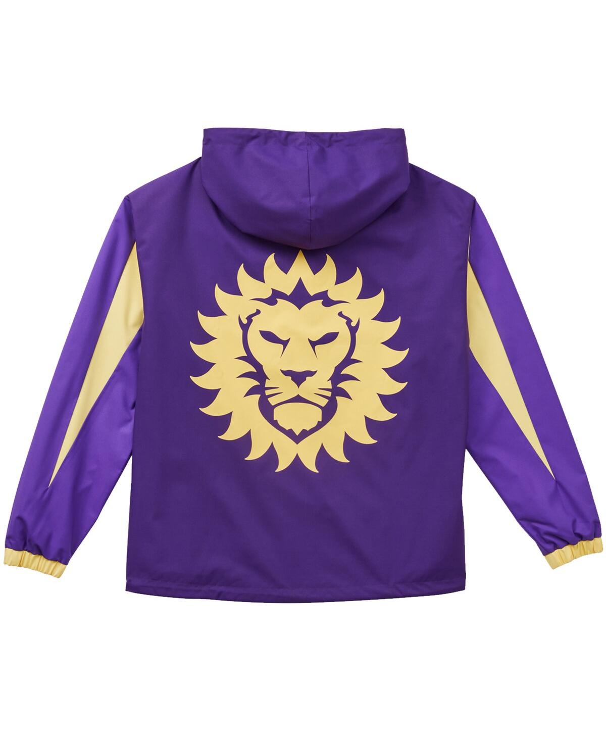 Live Breathe Futbol Men's and Women'sOrlando City Sc Tekker Half-Zip Anorak Jacket - Purple