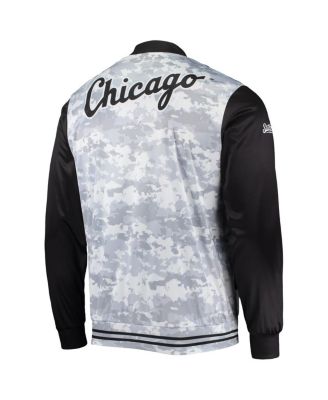 Men's Black Chicago White Sox Camo Full-Zip Jacket