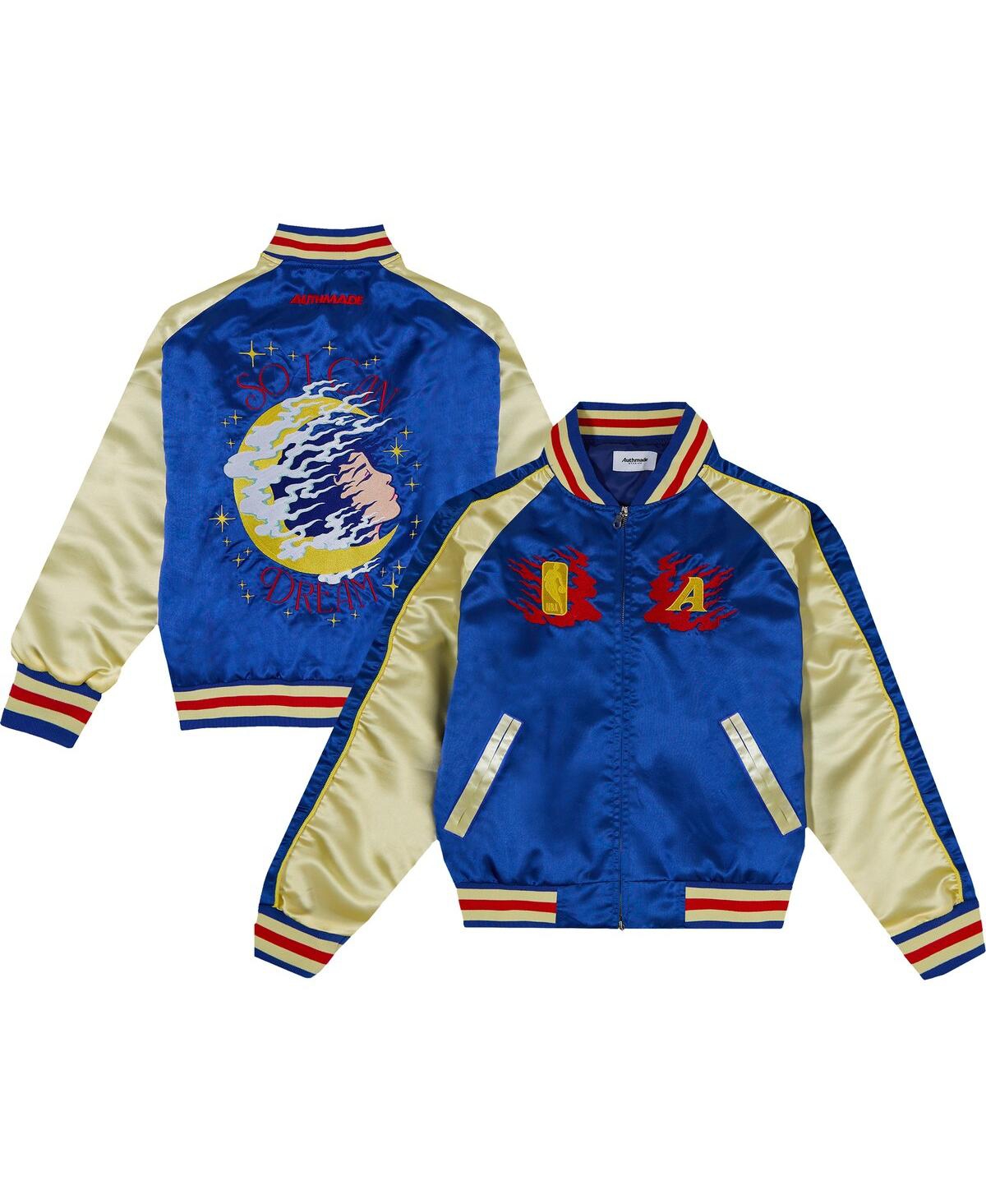 x Nba Men's and Women's Blue/Cream Asian Pacific Islander Dreamer Full-Zip Jacket - Blue