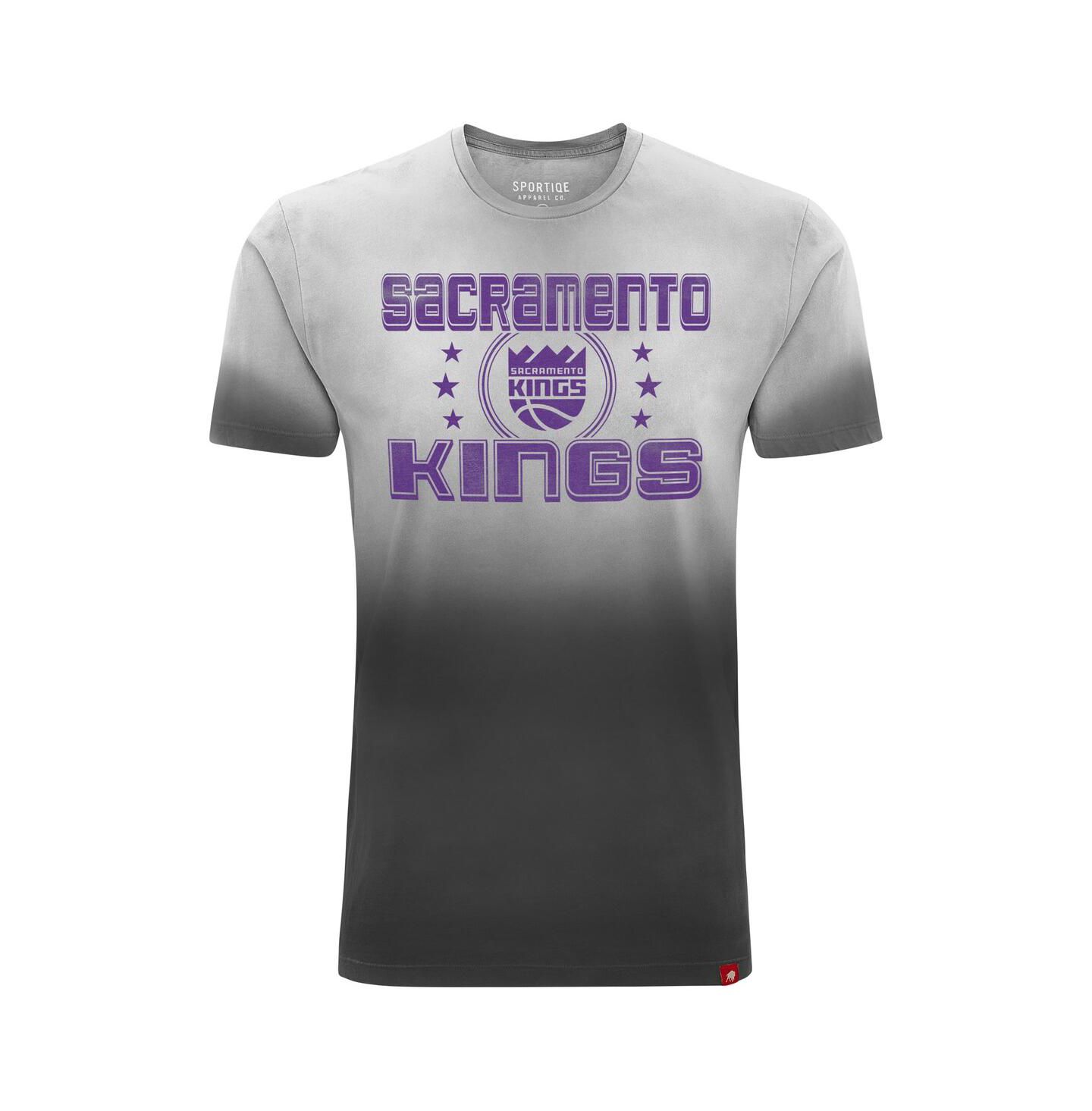 Футболка Sportiqe Black Sacramento Kings Bingham Sun-Fade — фото 2