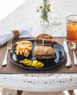 Melamine Sandia Dinner Plates, Set of 6