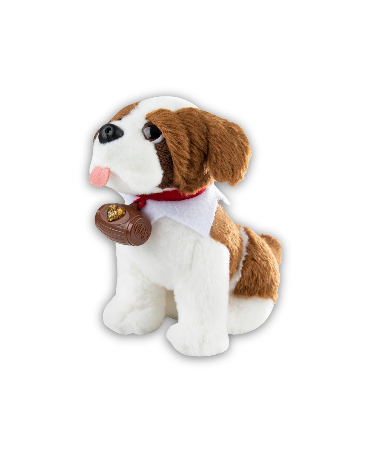 Elf On The Shelf A Saint Bernard Tradition Elf Pets In White,brown