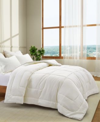 Silky Satin Down Alternative 3 Piece Comforter Set, Twin