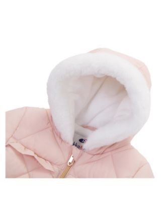 Baby Girls Soft Lining Hooded Puffer Jacket