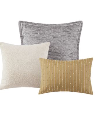 Oasis Oversized Chenille Jacquard Striped 8-Pc. Comforter Set, Full/Queen