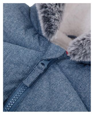 Baby Boys Sherpa Lined Puffer Jacket Winter Coat