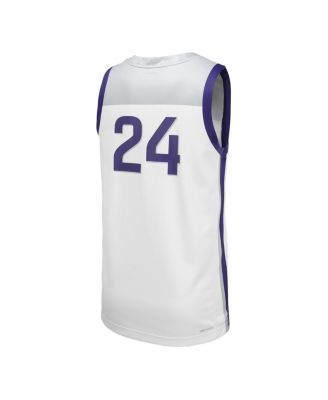 Women's and Men's 23 White Kansas State Wildcats Team Replica Basketball Jersey