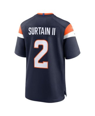 Men's Patrick Surtain II Navy Denver Broncos Mile High Collection Alternate Game Jersey