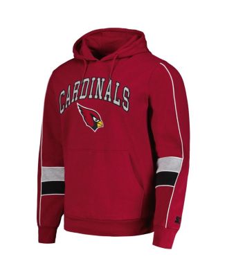 Men's Cardinal Arizona Cardinals Captain Pullover Hoodie