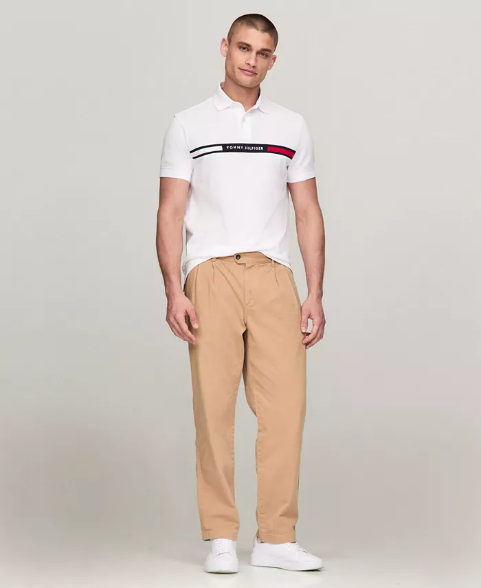 Men's Classic-Fit Embroidered Chest Insert Polo Shirt - thumbnail 10