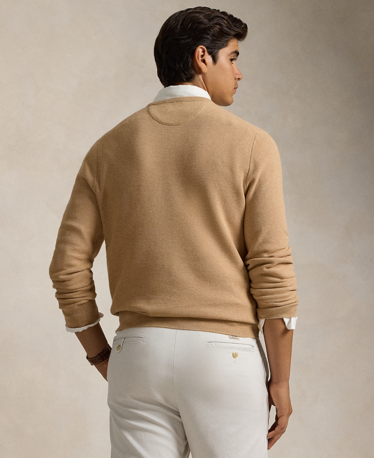 Polo Ralph Lauren Men's Textured Cotton Crewneck Sweater