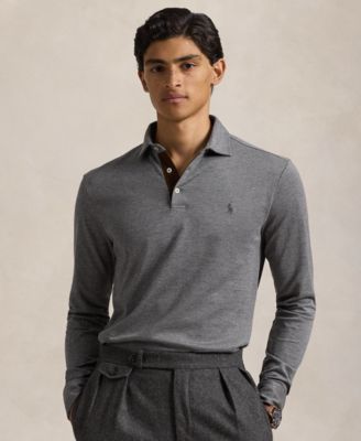 Polo Ralph Lauren Men s Custom Slim Fit Herringbone Polo Shirt Macy s