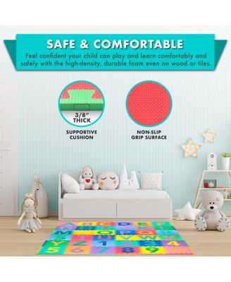 ProSource Kids Floor Play Mat 3/8-in, 36 Sq Ft - 36 Tiles