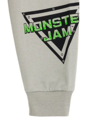 Little Boys Grave Digger Monster Mutt Megalodon Fleece Pullover Hoodie & Pants to