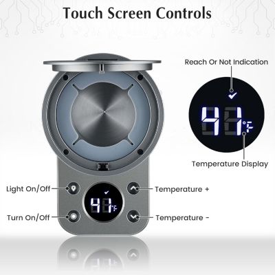 Wine Chiller Electric Upgrade Single Bottle Portable Wine Chiller F for Bottle Red, White Wine, Champagne, Sparking, Iceless Wine Cooler, Kitchen, Condo, Gift for Wine Lover