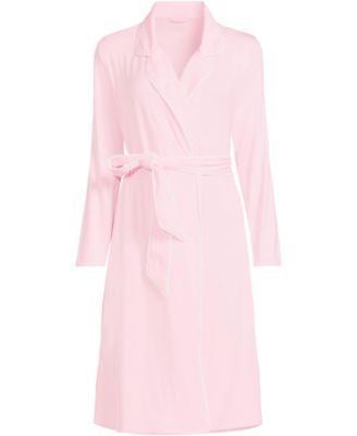 Plus Size Cooling Robe with Piping