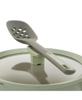 Leo Balance 5pc Nonstick Aluminum Cookware Set, Glass Lids