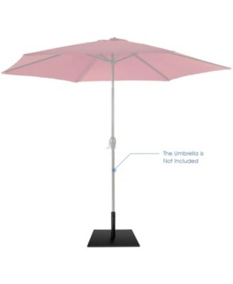 42 LBS Weighted 25 Inch Square Patio Umbrella Base