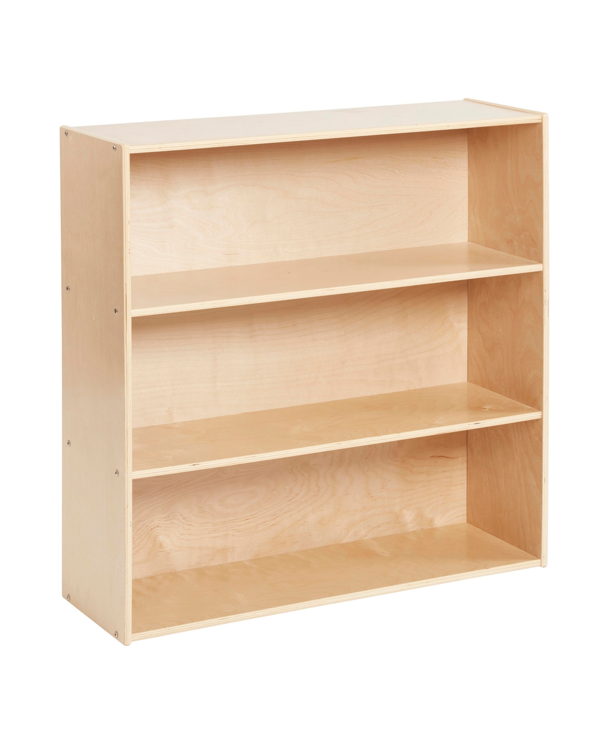 ECR4Kids Streamline 3-Shelf Storage Cabinet, 36in, Natural, 1