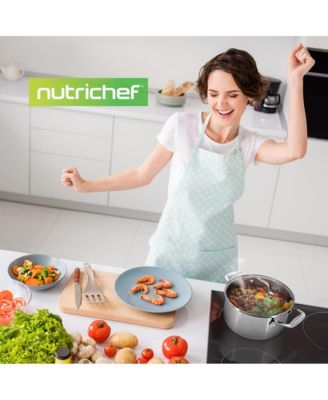 Stainless Steel Cookware Stockpot - 6 Quart, Heavy Duty Induction Pot, Soup Pot With Lid