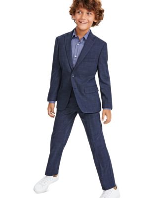 Michael Kors - Big Boys Birdseye Classic-Fit Suit