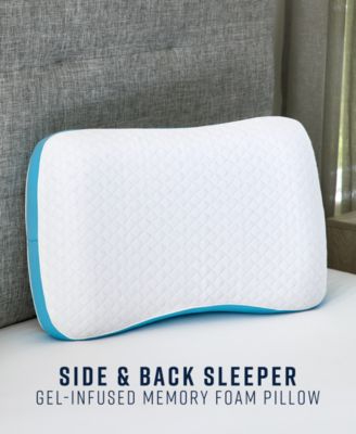 Side and Back Sleeper Gel-Infused Memory Foam Pillow, Jumbo