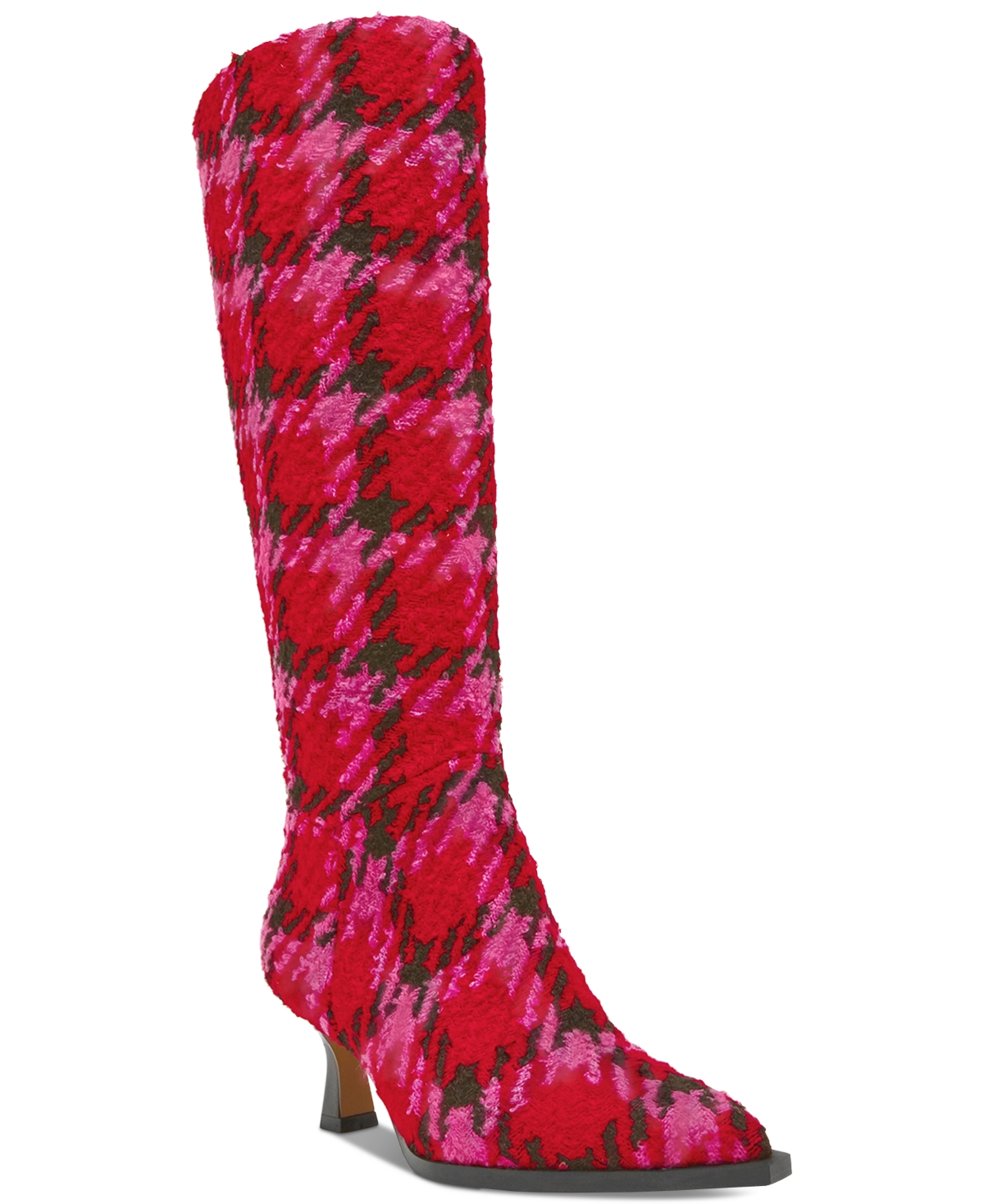 BETSEY JOHNSON WOMEN'S PAMELLA KITTEN-HEEL DRESS BOOTS