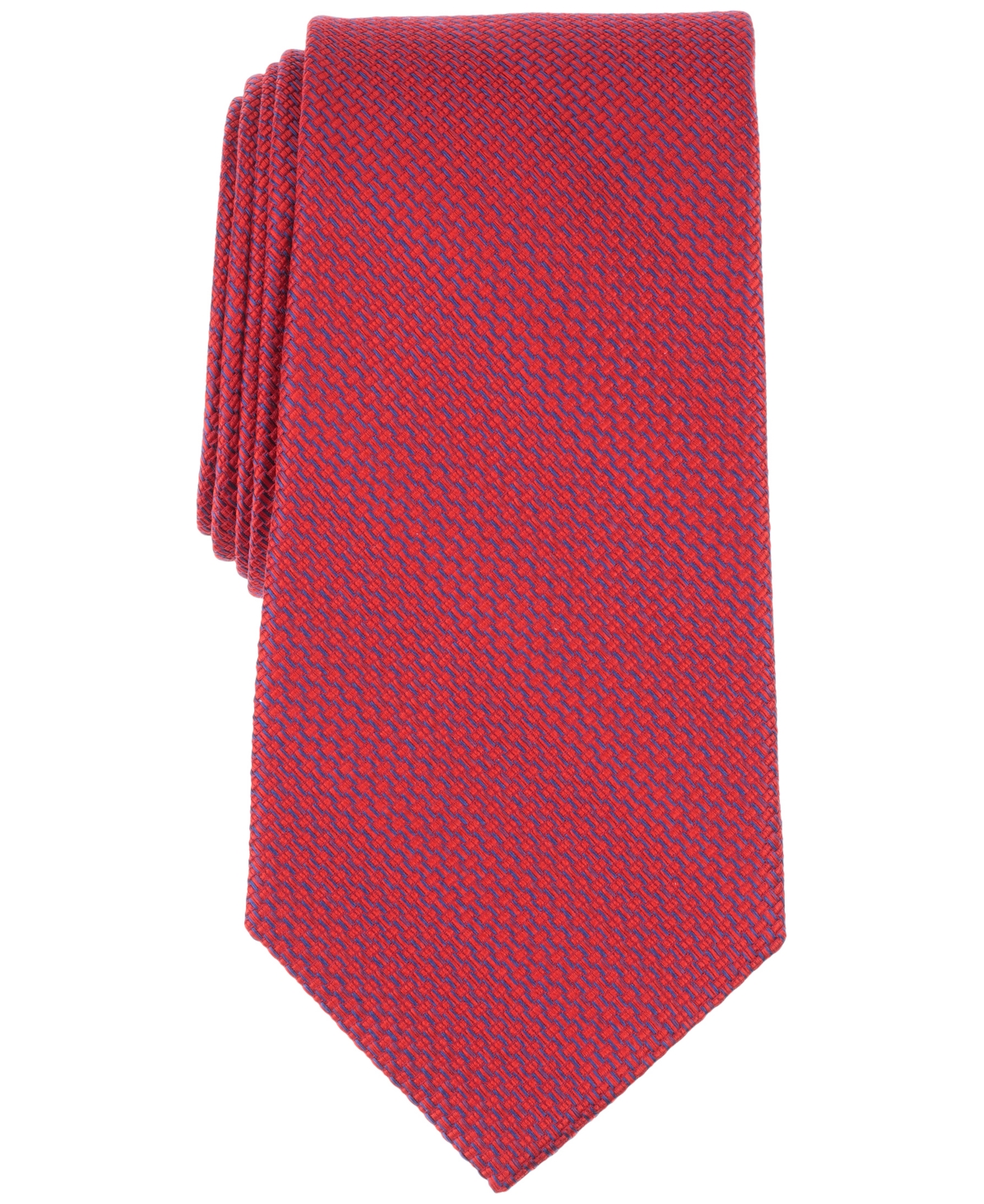 Brooks Brothers B By  Men's Textured Solid Tie In Red
